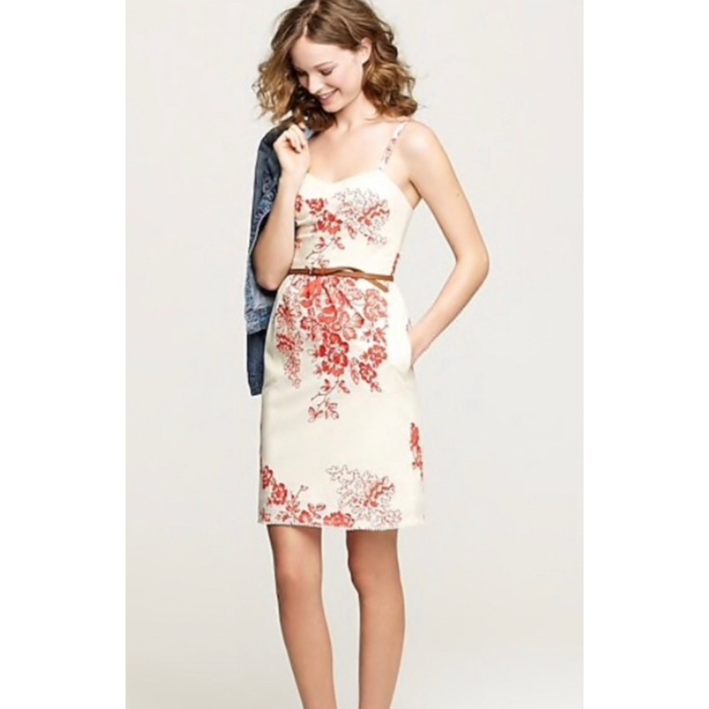 J. Crew Embroidered Paradisa Dress